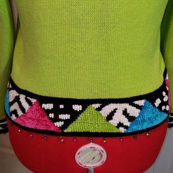 Jack B. Quick Unique Vibrant Colorful Sweater - Picture 8 of 12